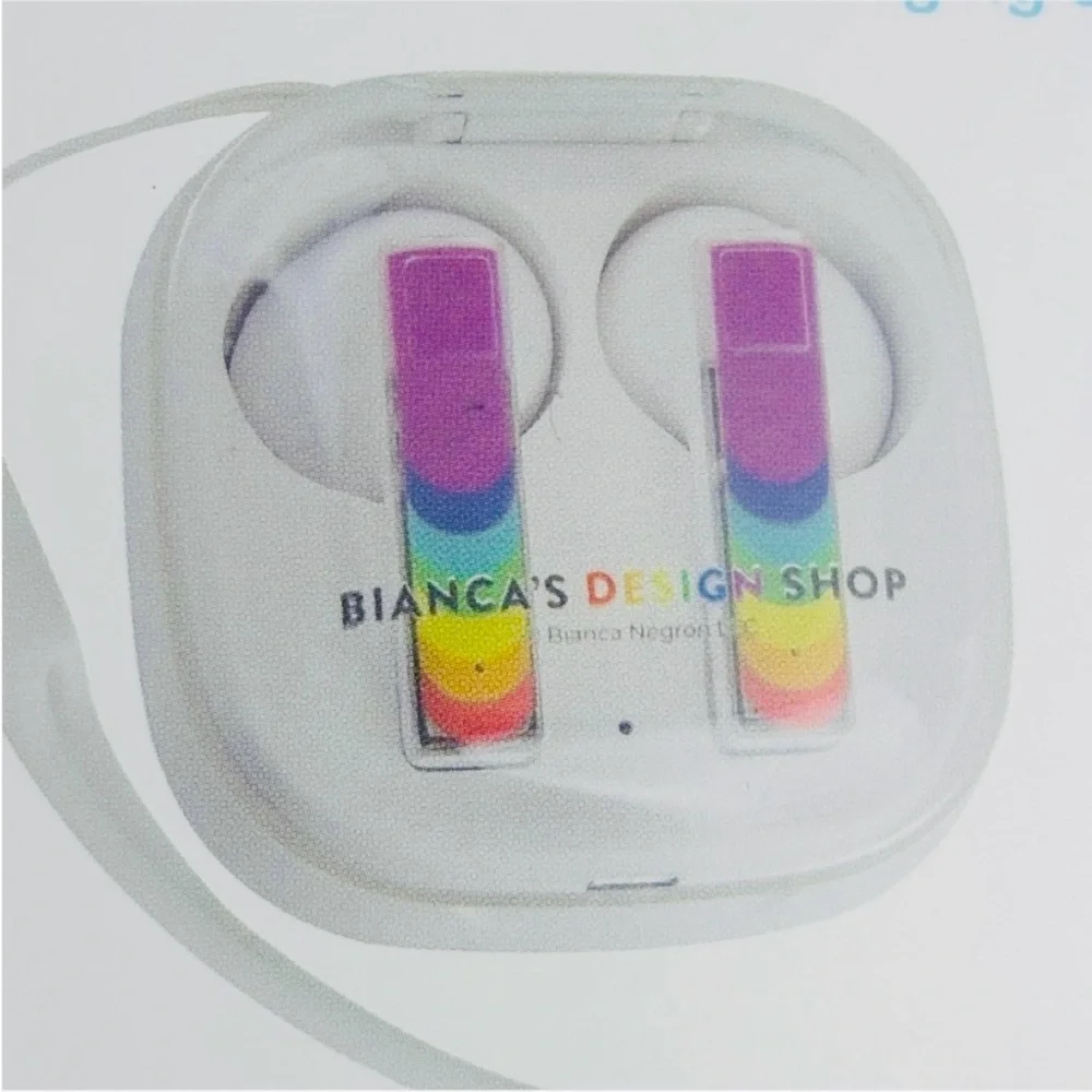 Wireless Earbuds with Charging Case - White